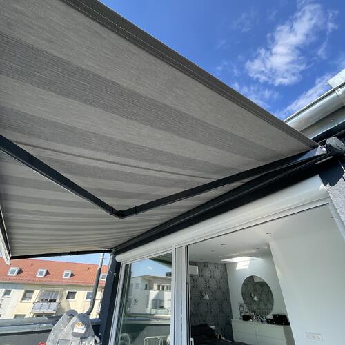 Vollkassettenmarkise Toscana Nahansicht