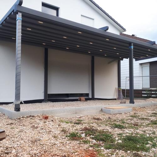 Pergola Ansicht links