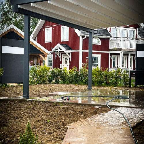 Freistehende Pergola