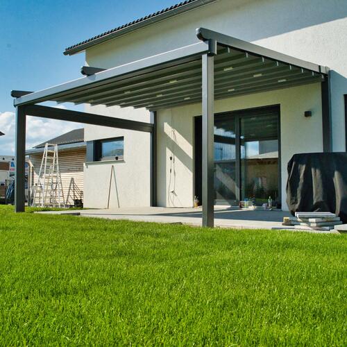NM Pergola-Faltmarkise Ansicht rechts