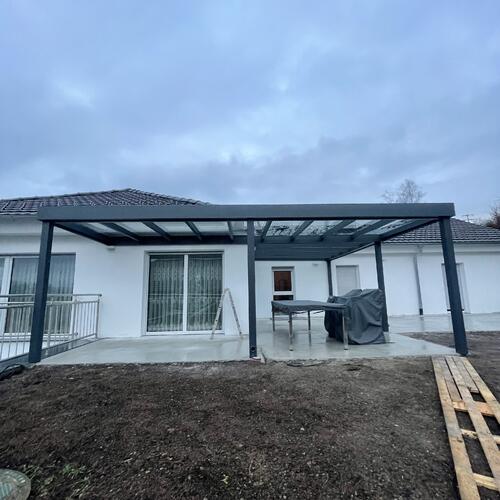 Terrassenüberdachung Flachdachsystem