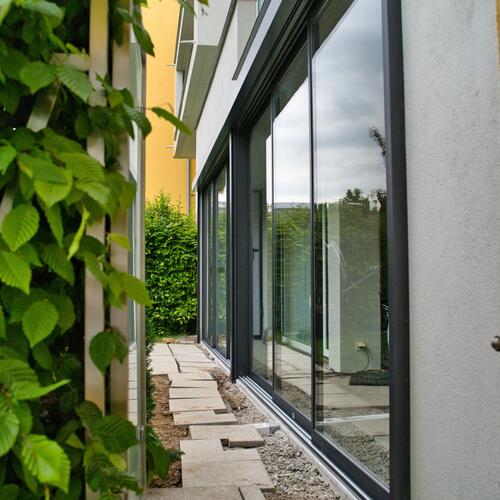 Schiebeanlage Seitenansicht