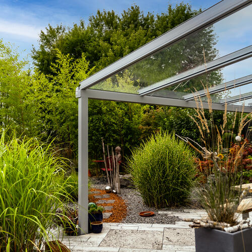 Terrassenüberdachung Murano Integrale Seitenansicht