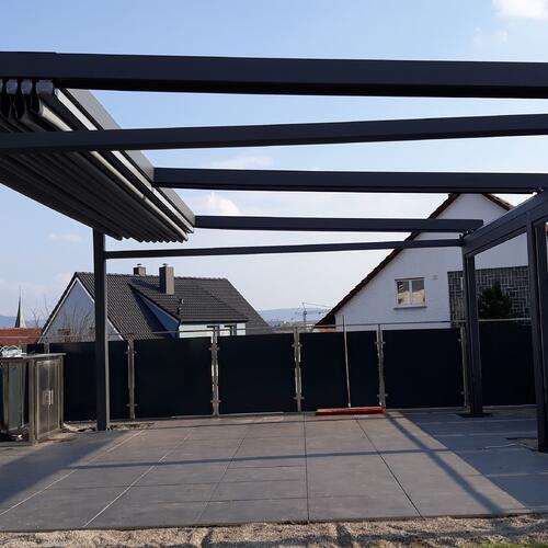 Freistehende Pergola