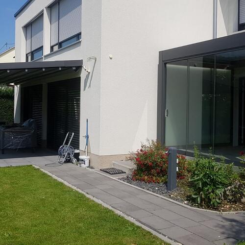 Pergola mit Glasdach