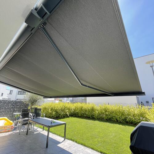 Vollkassettenmarkise Toscana Grande Innenansicht