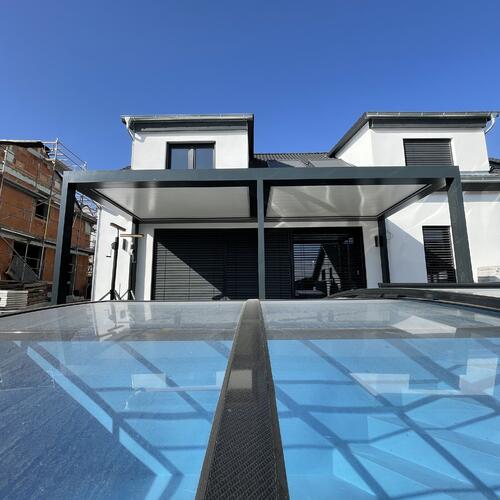 Lamellendach Gesamtansicht