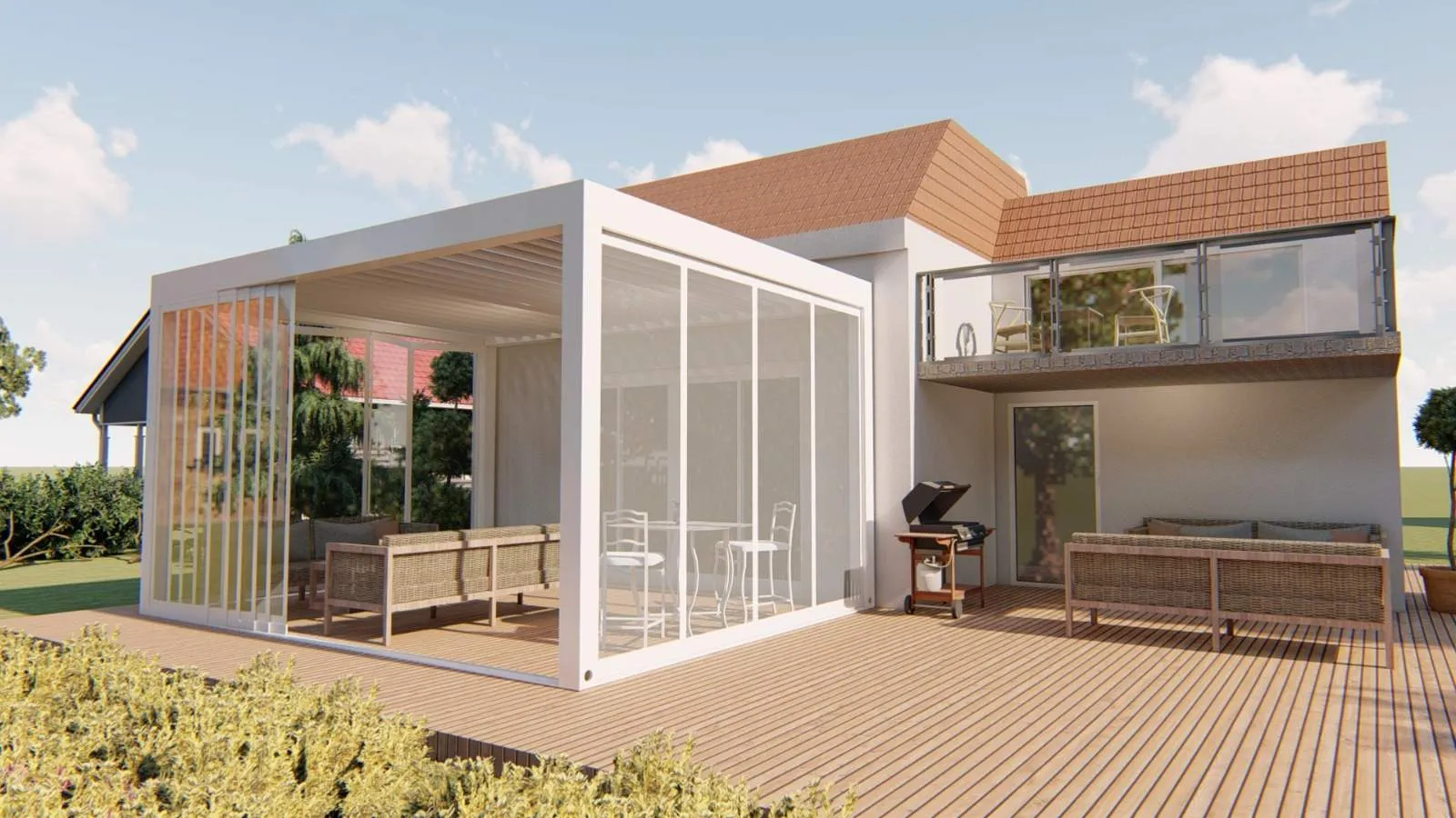 Schiebeverglasungen Beispiel 4